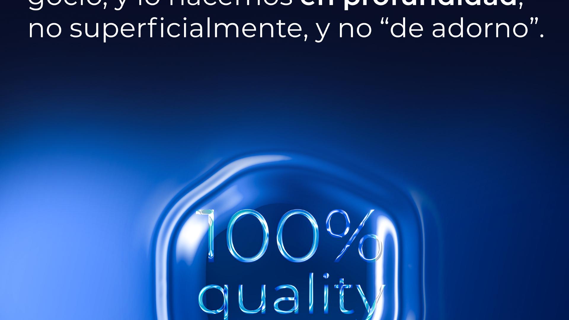 ... Y no 'para aparentar'. 100% Garantía de Calidad.