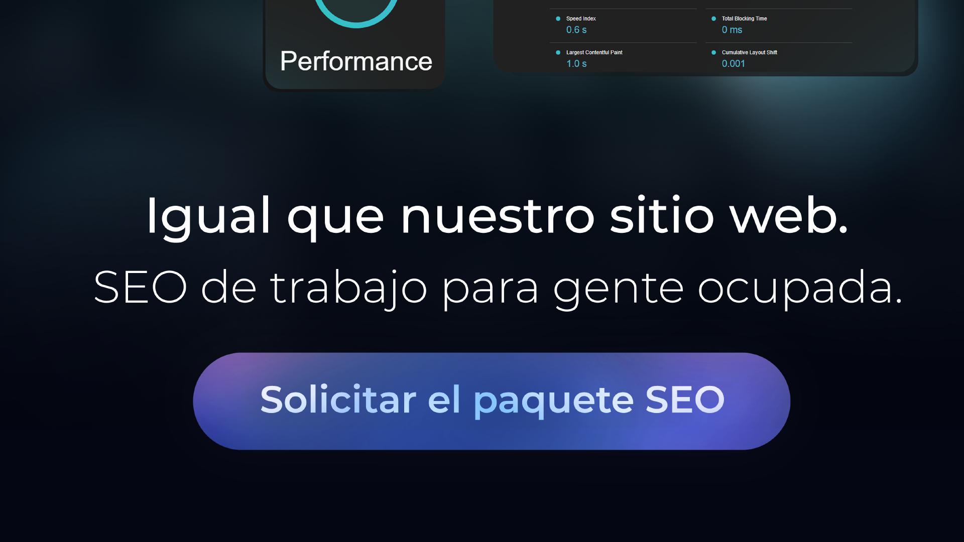 Botón para abrir el formulario SEO